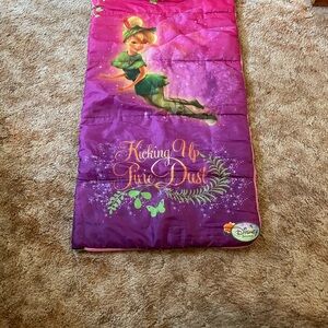 Disney Tinker Bell Sleeping Bag “The Lost Treasure” Pink and Purple
